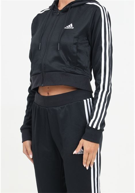 Tuta sportiva Glam nera da donna ADIDAS PERFORMANCE | IN1836.